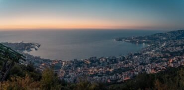 city on sea coast in lebanon