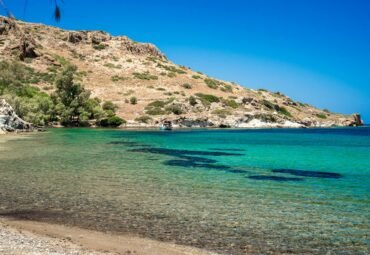 scenic mediterranean beach with clear waters